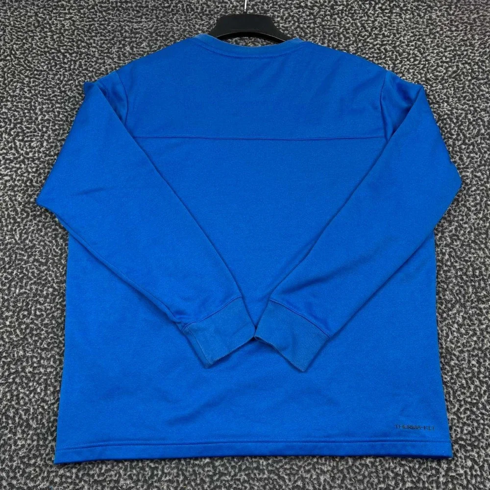 UCLA Bruins x Air Jordan Therma-FIT Sweatshirt Men Large Blue Jumpman Crewneck L